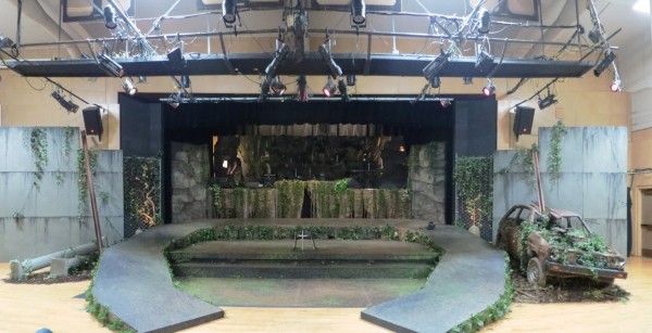 The BLT stage at the end of the run for Jesus Christ Superstar, Mar. 24, 2013